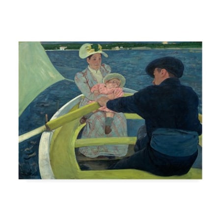 Trademark Fine Art Mary Cassatt 'The Boating Party 1893-94' Canvas Art, 14x19 BL01432-C1419GG